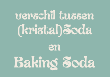 Verschil tussen Soda & Baking Soda